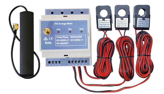 Contor de energie Wi-Fi trifazat (WEM3080T)